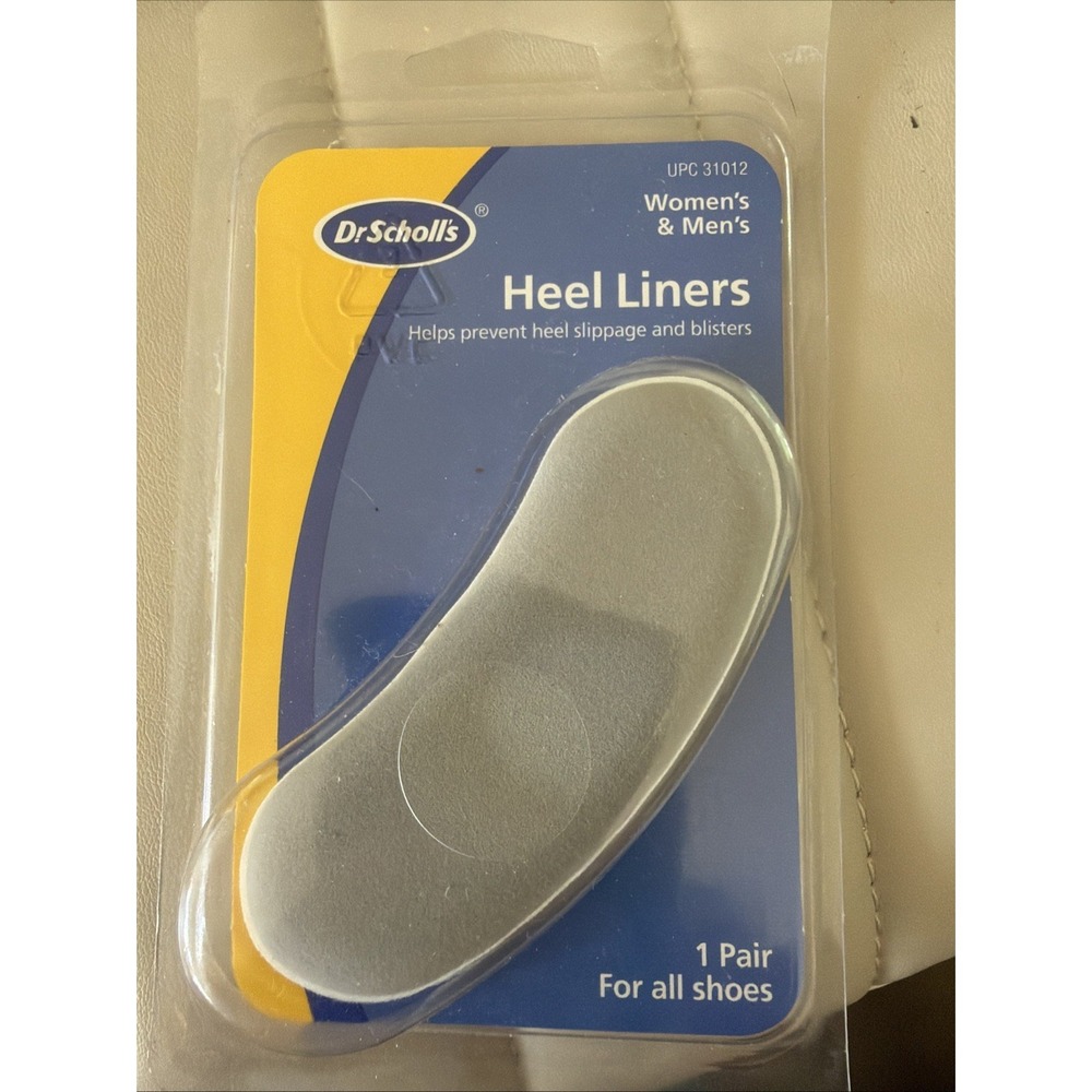 Dr Scholls # 31012 Womens & Mens Heel Liners 1 Pair Factory Sealed NOS 48966-51